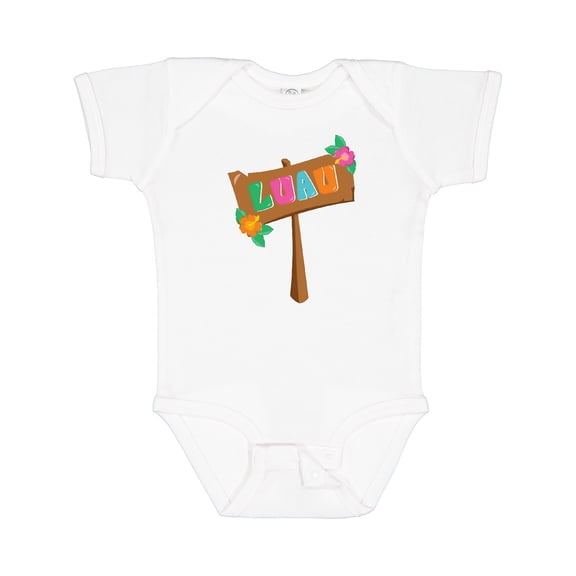 Inktastic Luau Sign Boys or Girls Baby Bodysuit