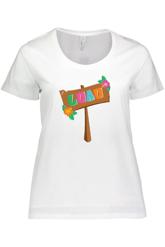 Luau Sign Women's Plus Size T-Shirt