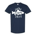 thumbnail image 1 of Inktastic Lucky Fishing Shirt Fish T-Shirt, 1 of 5