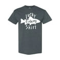 thumbnail image 1 of Inktastic Lucky Fishing Shirt Fish T-Shirt, 1 of 5