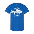 thumbnail image 1 of Inktastic Lucky Fishing Shirt Fish T-Shirt, 1 of 5