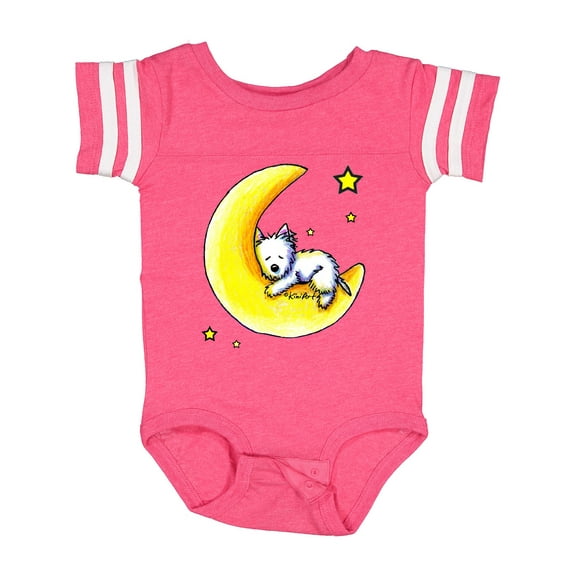 Inktastic Lunar Love Westie Boys or Girls Baby Bodysuit