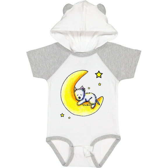 Inktastic Lunar Love Westie Boys or Girls Baby Bodysuit