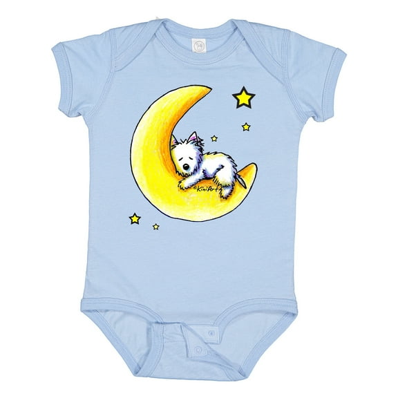 Inktastic Lunar Love Westie Boys or Girls Baby Bodysuit
