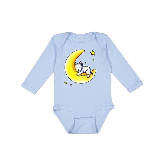 Inktastic Lunar Love Westie Boys or Girls Long Sleeve Baby Bodysuit