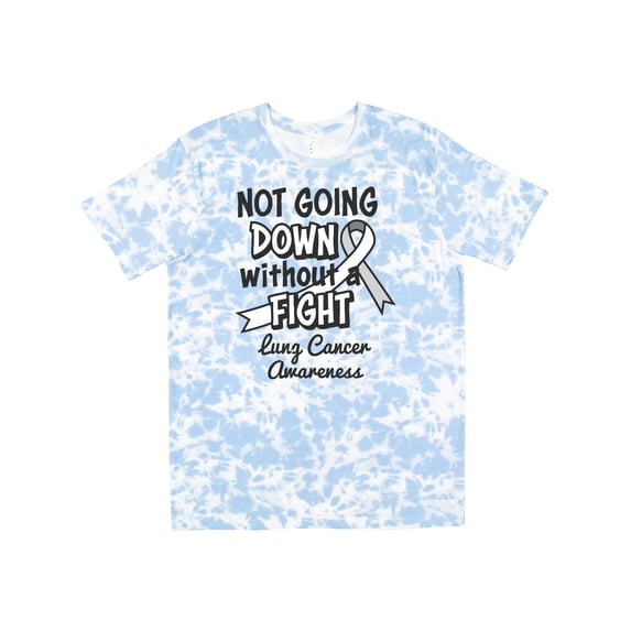 Inktastic Lung Cancer Awareness Not Going Down Without a Fight T-Shirt