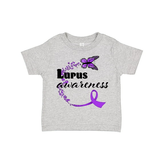 Inktastic Lupus Awareness Butterfly Ribbon Boys or Girls Toddler T-Shirt