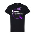 thumbnail image 1 of Inktastic Lupus Awareness Butterfly Ribbon T-Shirt, 1 of 5
