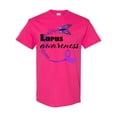 thumbnail image 1 of Inktastic Lupus Awareness Butterfly Ribbon T-Shirt, 1 of 5