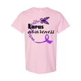 thumbnail image 1 of Inktastic Lupus Awareness Butterfly Ribbon T-Shirt, 1 of 5