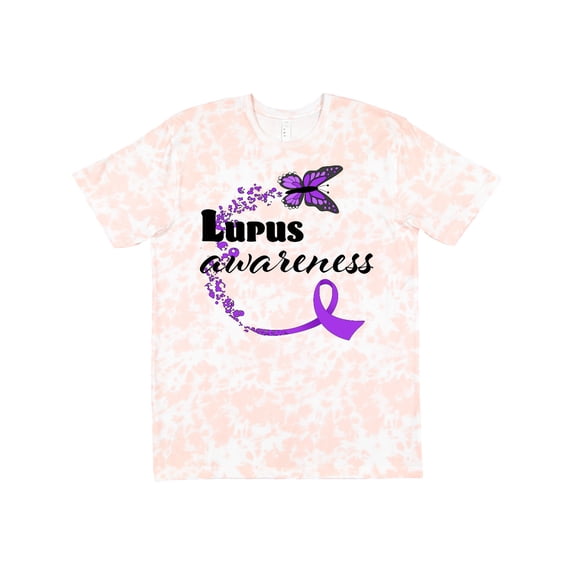 Inktastic Lupus Awareness Butterfly Ribbon T-Shirt