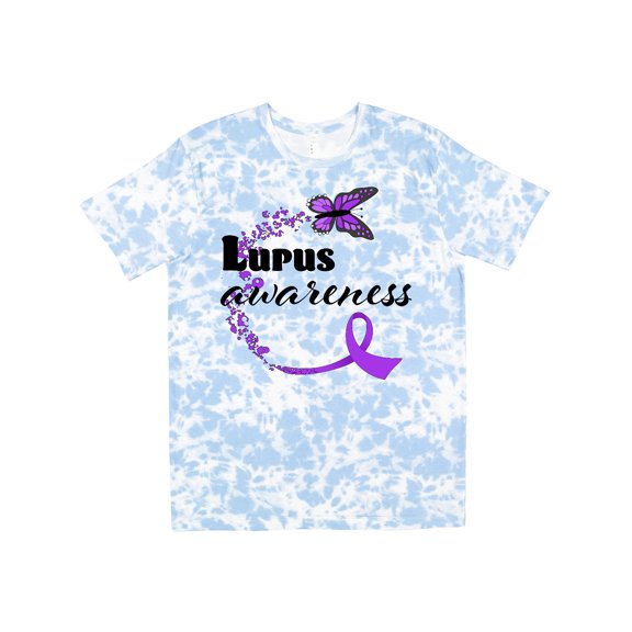 Inktastic Lupus Awareness Butterfly Ribbon T-Shirt