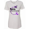 thumbnail image 1 of Inktastic Lupus Awareness Butterfly Ribbon Women's T-Shirt, 1 of 5