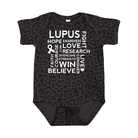 Inktastic Lupus Awareness Fight Cure Support Boys or Girls Baby Bodysuit