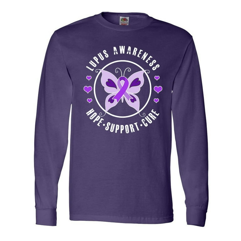 Lupus Awareness Shirt Lupus Purple Butterflies Tshirt Lupus Awareness Shirt Lupus Purple Butterflies Tshirt