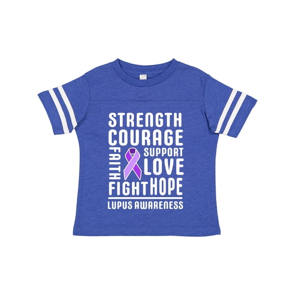 Inktastic Lupus Awareness Strength Support Courage Boys or Girls Toddler T-Shirt