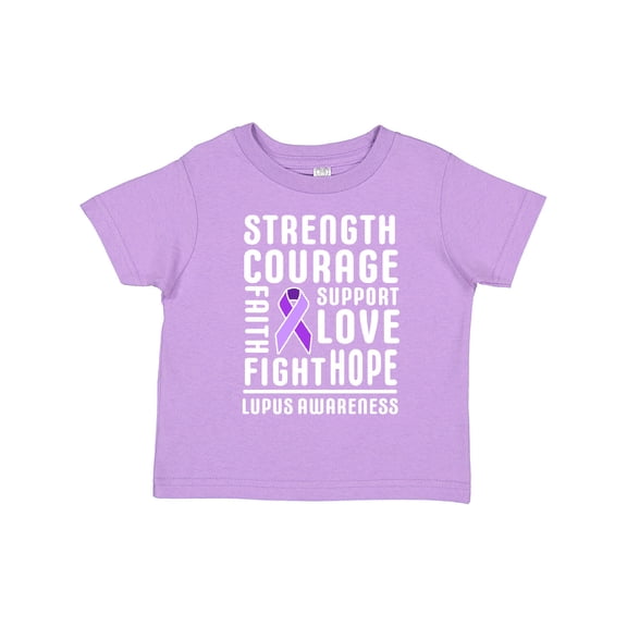 Inktastic Lupus Awareness Strength Support Courage Boys or Girls Toddler T-Shirt