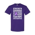 thumbnail image 1 of Inktastic Lupus Awareness Strength Support Courage T-Shirt, 1 of 5