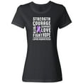 thumbnail image 1 of Inktastic Lupus Awareness Strength Support Courage Women's T-Shirt, 1 of 5