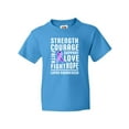 thumbnail image 1 of Inktastic Lupus Awareness Strength Support Courage Youth T-Shirt, 1 of 5