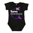 thumbnail image 1 of Inktastic Lupus Awareness butterfly ribbon Boys or Girls Baby Bodysuit, 1 of 5