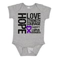 thumbnail image 1 of Inktastic Lupus Hope Love Strength 2 Boys or Girls Baby Bodysuit, 1 of 5