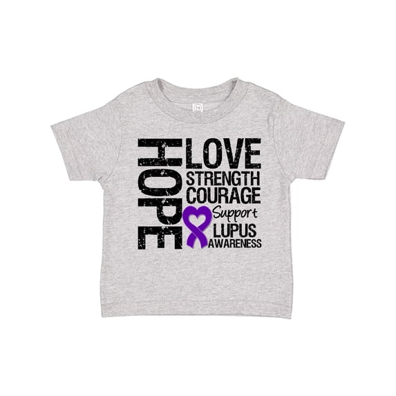 Inktastic Lupus Hope Love Strength 2 Boys or Girls Toddler T-Shirt
