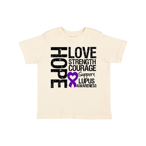 Inktastic Lupus Hope Love Strength 2 Boys or Girls Toddler T-Shirt