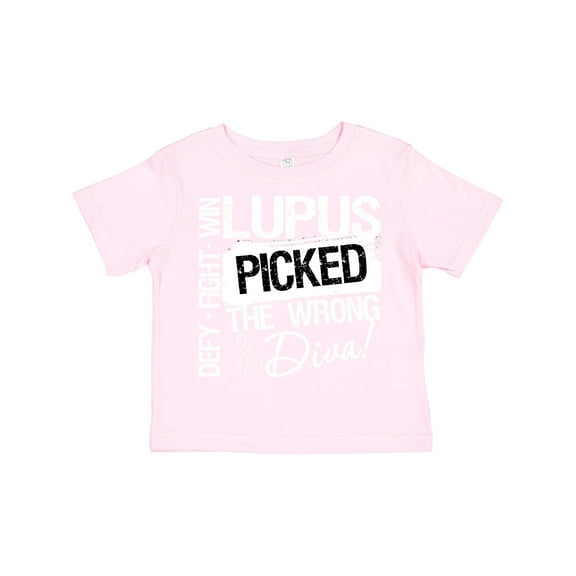 Inktastic Lupus Picked The Wrong Diva Girls Toddler T-Shirt