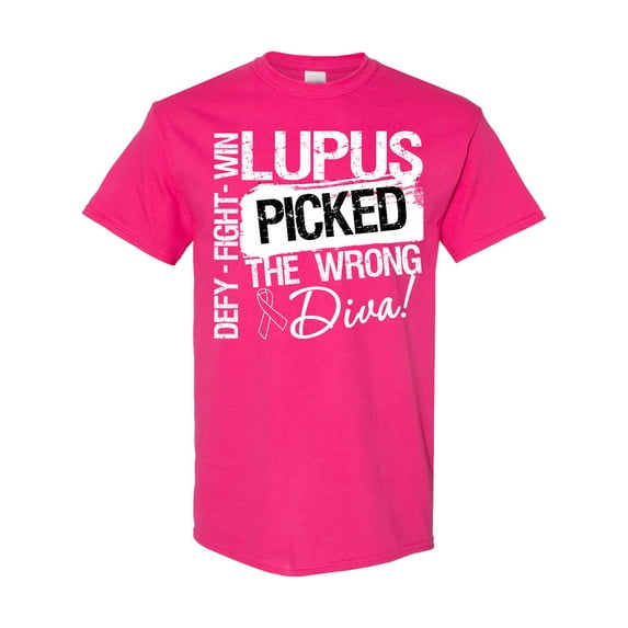 Inktastic Lupus Picked the Wrong Diva T-Shirt