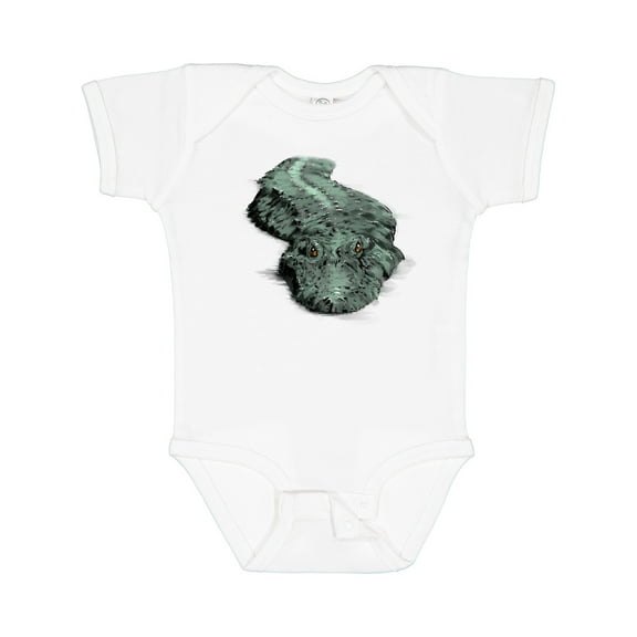 Inktastic Lurking Gator Boys or Girls Baby Bodysuit