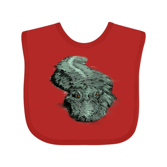 Inktastic Lurking gator Boys or Girls Baby Bib