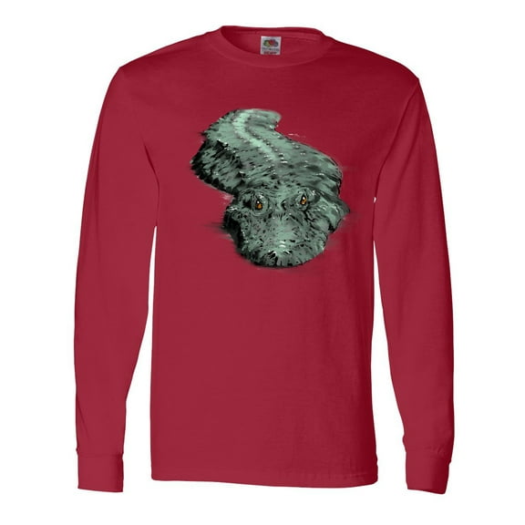 Inktastic Lurking gator Long Sleeve T-Shirt