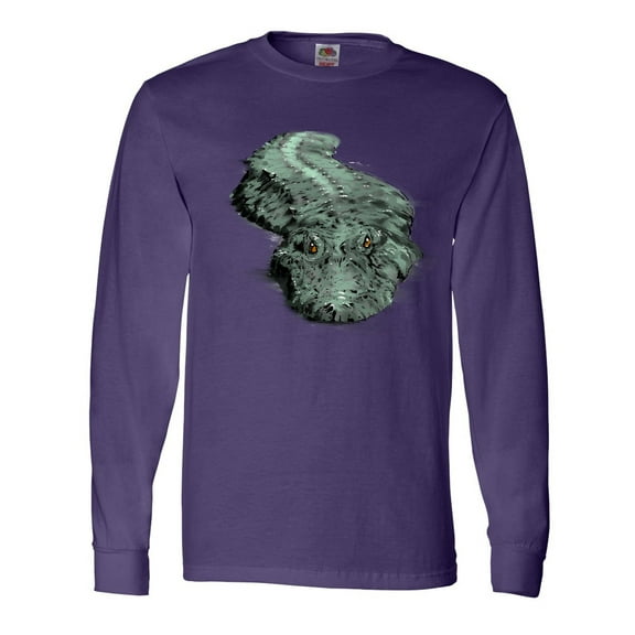 Inktastic Lurking gator Long Sleeve T-Shirt