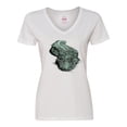 thumbnail image 1 of Inktastic Lurking gator Women's V-Neck T-Shirt, 1 of 5