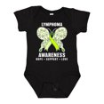 thumbnail image 1 of Inktastic Lymphoma Awareness Hope Support and Love Boys or Girls Baby Bodysuit, 1 of 5