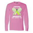 thumbnail image 1 of Inktastic Lymphoma Awareness Hope Support and Love Long Sleeve T-Shirt, 1 of 5