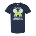 thumbnail image 1 of Inktastic Lymphoma Awareness Hope Support and Love T-Shirt, 1 of 5