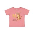 thumbnail image 1 of Inktastic M is for Monkey Boys or Girls Baby T-Shirt, 1 of 5