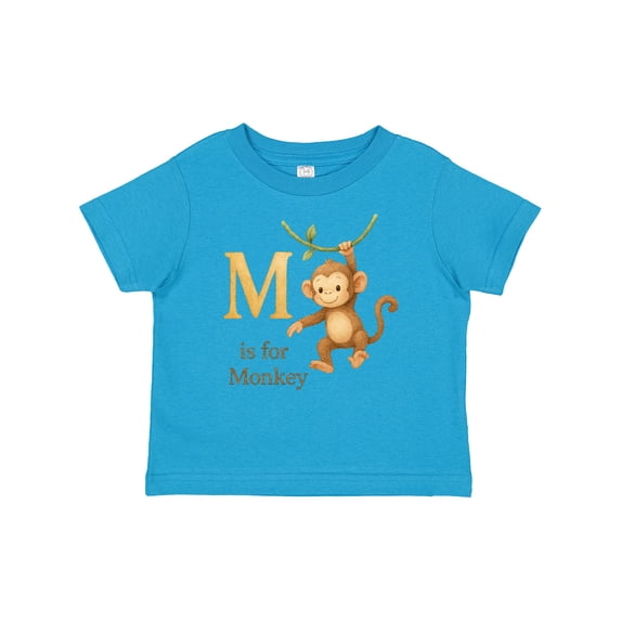 Inktastic M is for Monkey Boys or Girls Baby T-Shirt