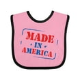 thumbnail image 1 of Inktastic Made in America Boys or Girls Baby Bib, 1 of 4