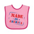 thumbnail image 1 of Inktastic Made in America Boys or Girls Baby Bib, 1 of 4