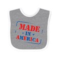 thumbnail image 1 of Inktastic Made in America Boys or Girls Baby Bib, 1 of 4