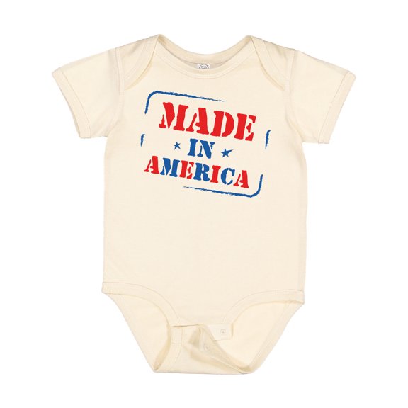 Inktastic Made in America Boys or Girls Baby Bodysuit