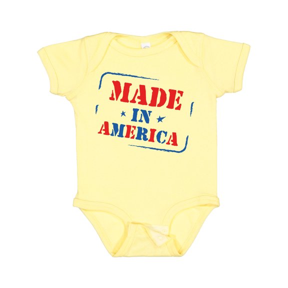 Inktastic Made in America Boys or Girls Baby Bodysuit