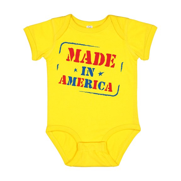 Inktastic Made in America Boys or Girls Baby Bodysuit
