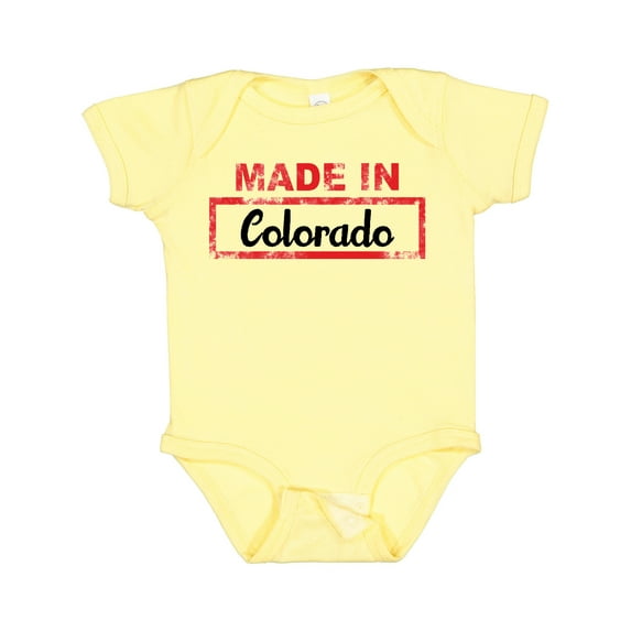 Inktastic Made in Colorado Stamp Boys or Girls Baby Bodysuit