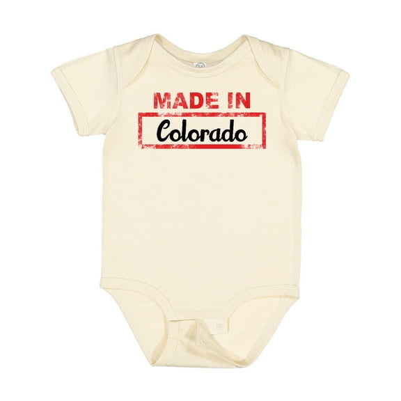 Inktastic Made in Colorado Stamp Boys or Girls Baby Bodysuit