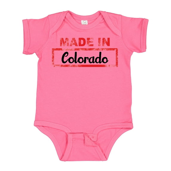 Inktastic Made in Colorado Stamp Boys or Girls Baby Bodysuit