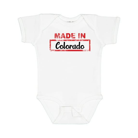 Inktastic Made in Colorado Stamp Boys or Girls Baby Bodysuit